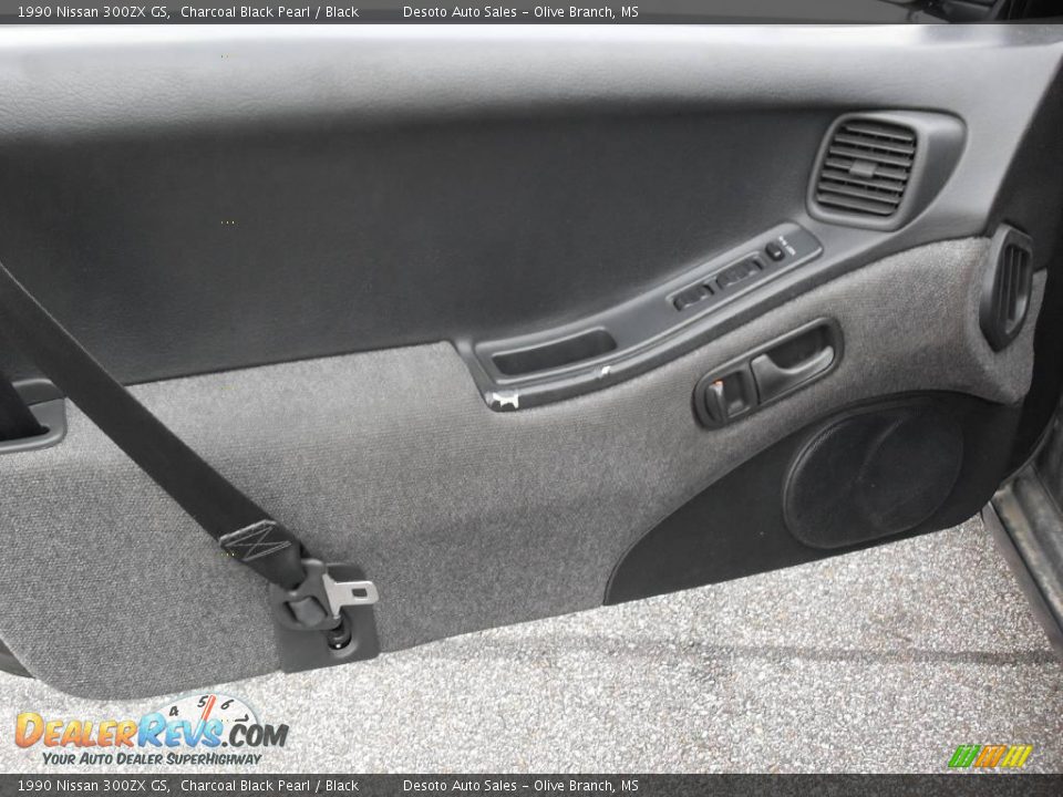 1990 Nissan 300ZX GS Charcoal Black Pearl / Black Photo #12