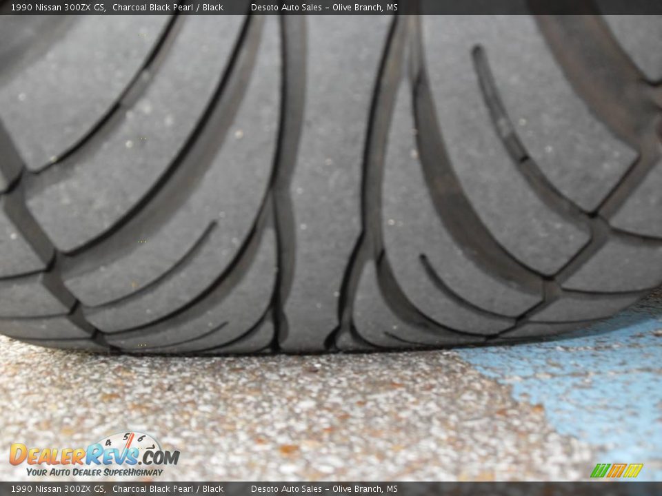 1990 Nissan 300ZX GS Charcoal Black Pearl / Black Photo #14