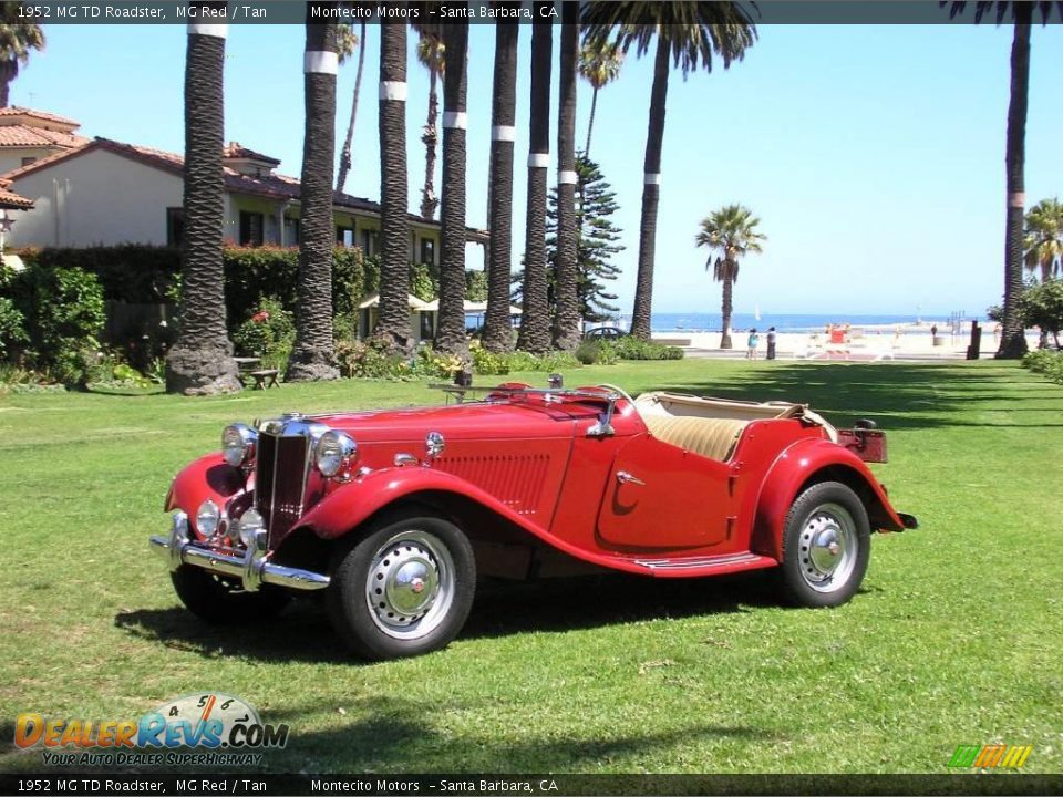 1952 MG TD Roadster MG Red / Tan Photo #8