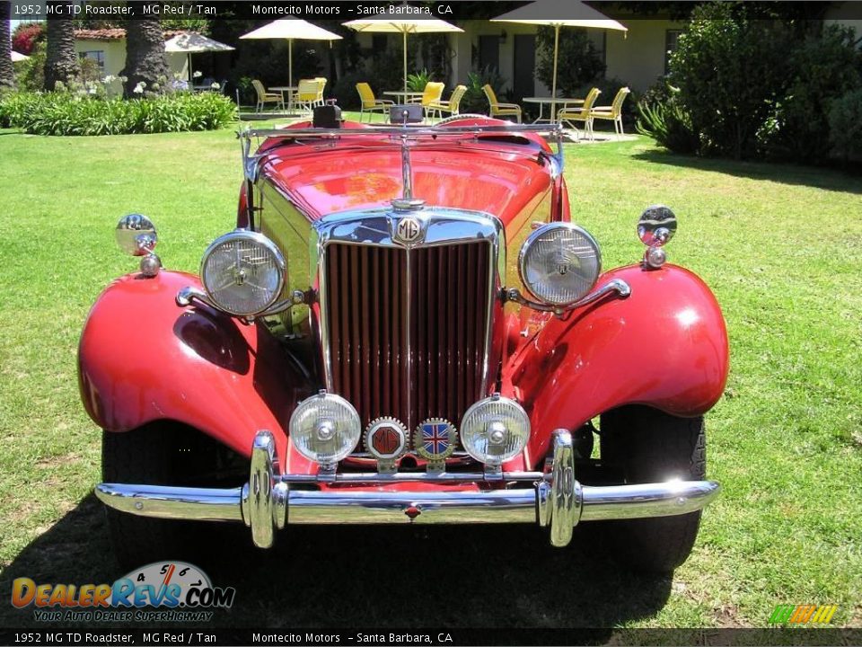 1952 MG TD Roadster MG Red / Tan Photo #12