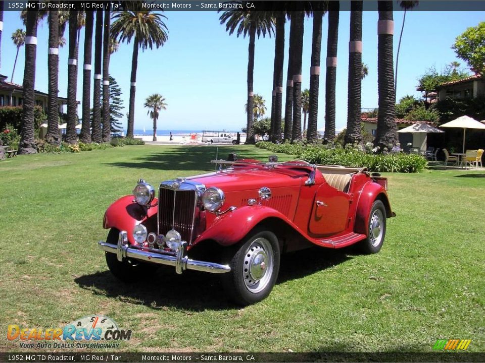 1952 MG TD Roadster MG Red / Tan Photo #15