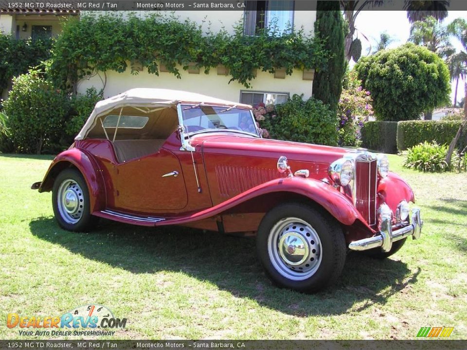 1952 MG TD Roadster MG Red / Tan Photo #16