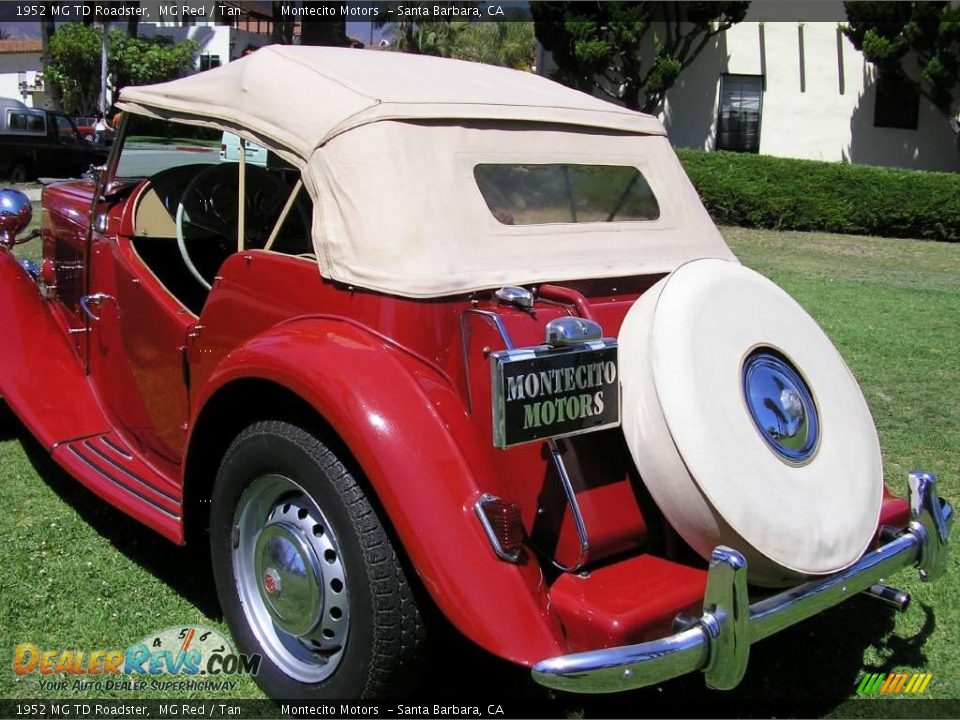 1952 MG TD Roadster MG Red / Tan Photo #24