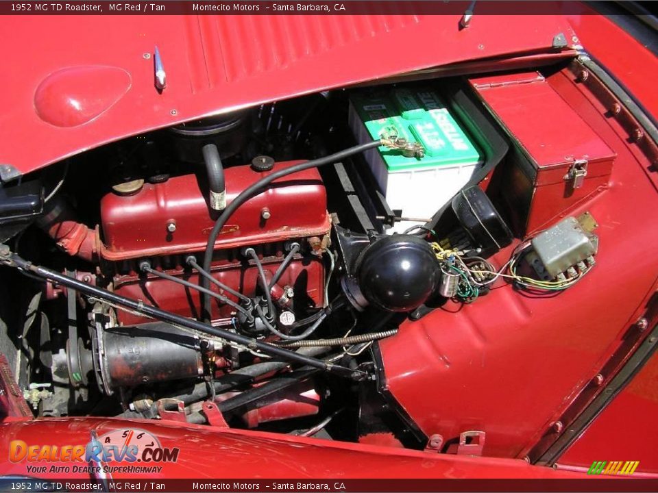 1952 MG TD Roadster 1250 cc XPAG OHV 8-Valve 4 Cylinder Engine Photo #29