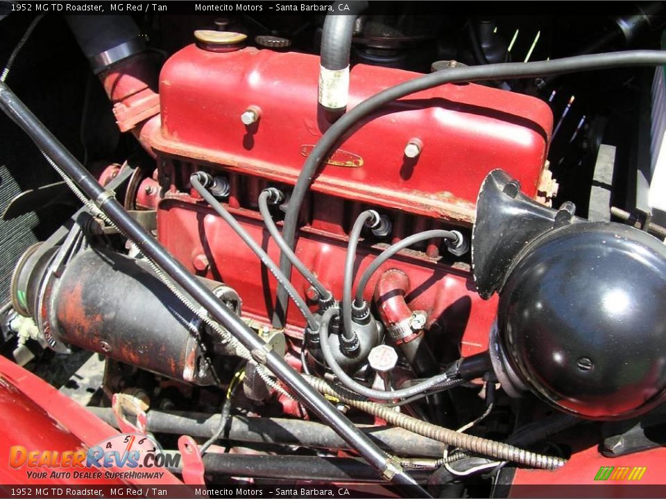 1952 MG TD Roadster 1250 cc XPAG OHV 8-Valve 4 Cylinder Engine Photo #30