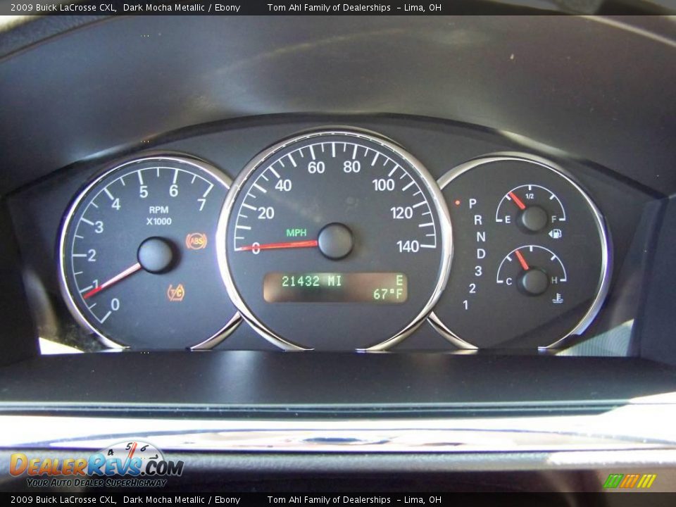 2009 Buick LaCrosse CXL Dark Mocha Metallic / Ebony Photo #15