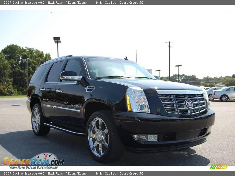 2007 Cadillac Escalade AWD Black Raven / Ebony/Ebony Photo #1