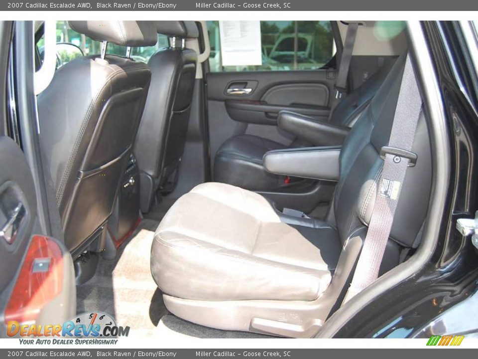 2007 Cadillac Escalade AWD Black Raven / Ebony/Ebony Photo #8