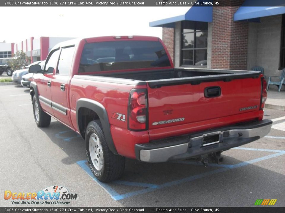2005 Chevrolet Silverado 1500 Z71 Crew Cab 4x4 Victory Red / Dark Charcoal Photo #8