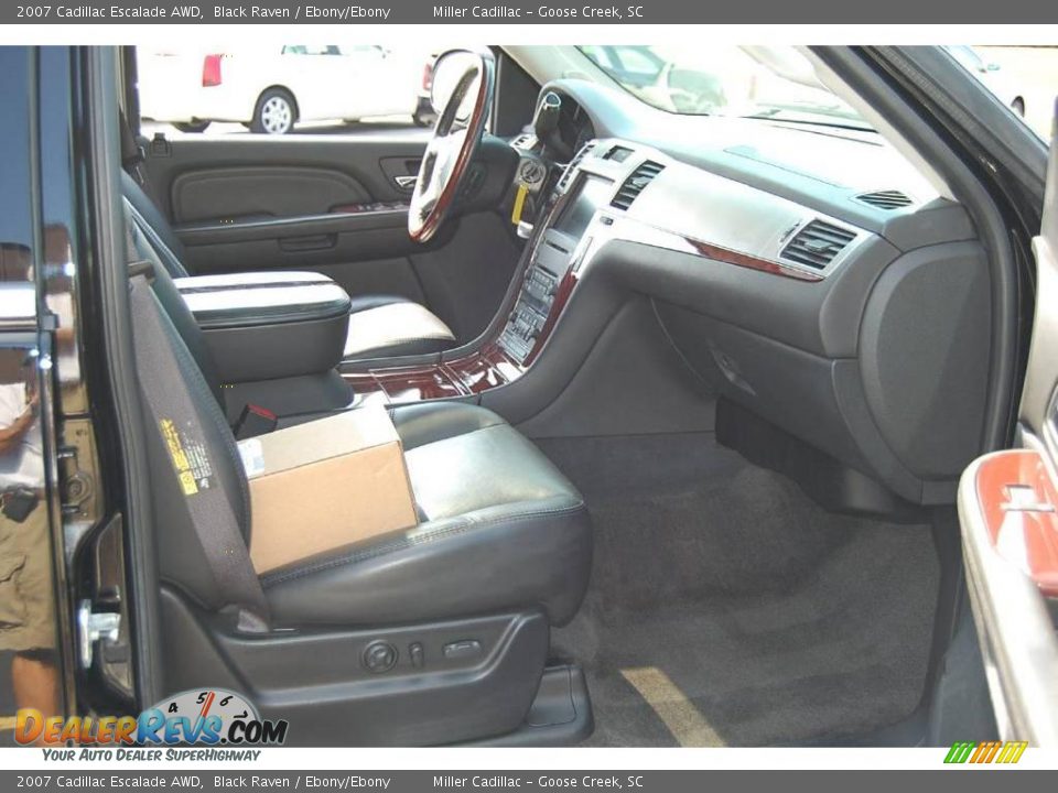 2007 Cadillac Escalade AWD Black Raven / Ebony/Ebony Photo #14