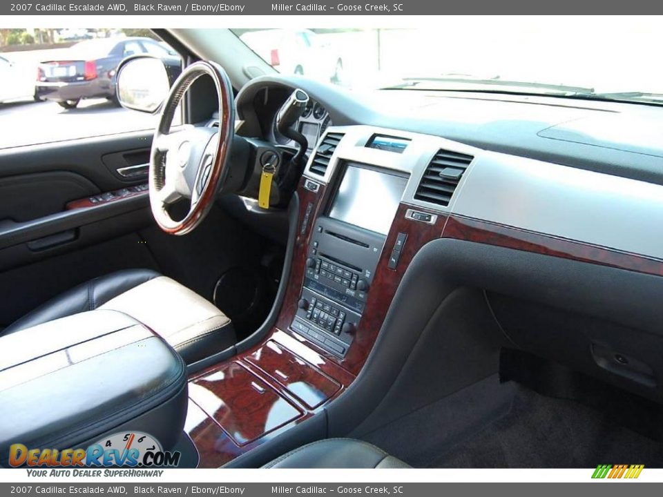 2007 Cadillac Escalade AWD Black Raven / Ebony/Ebony Photo #15
