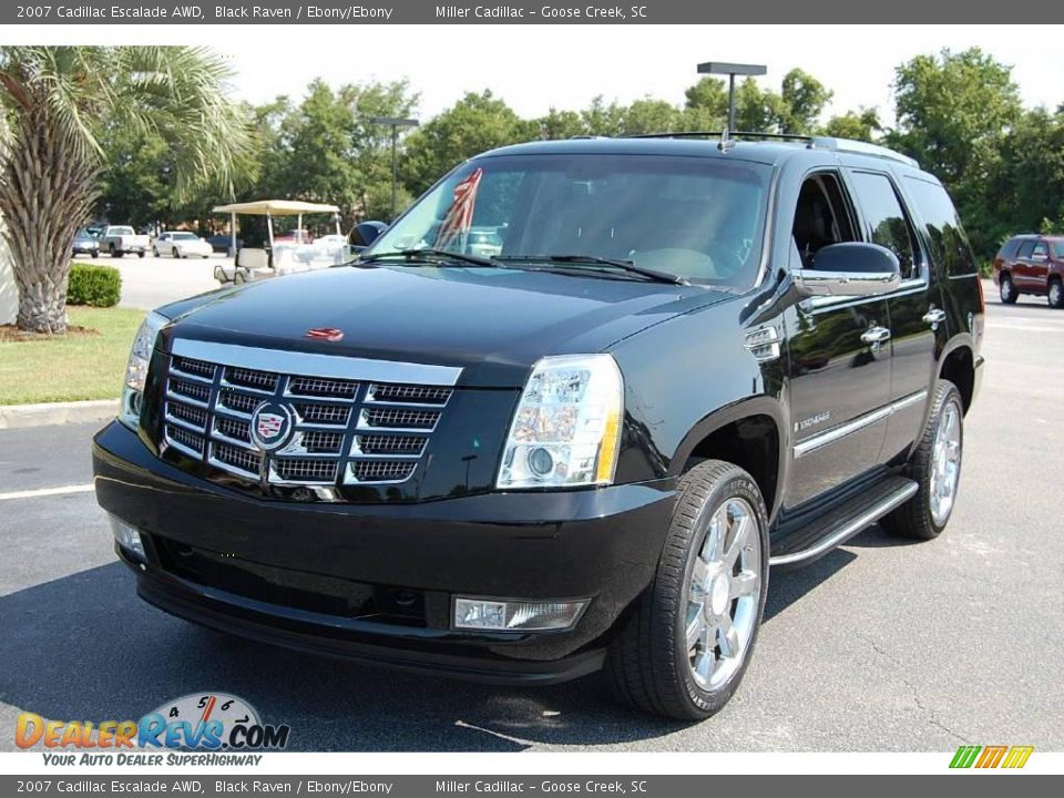 2007 Cadillac Escalade AWD Black Raven / Ebony/Ebony Photo #16