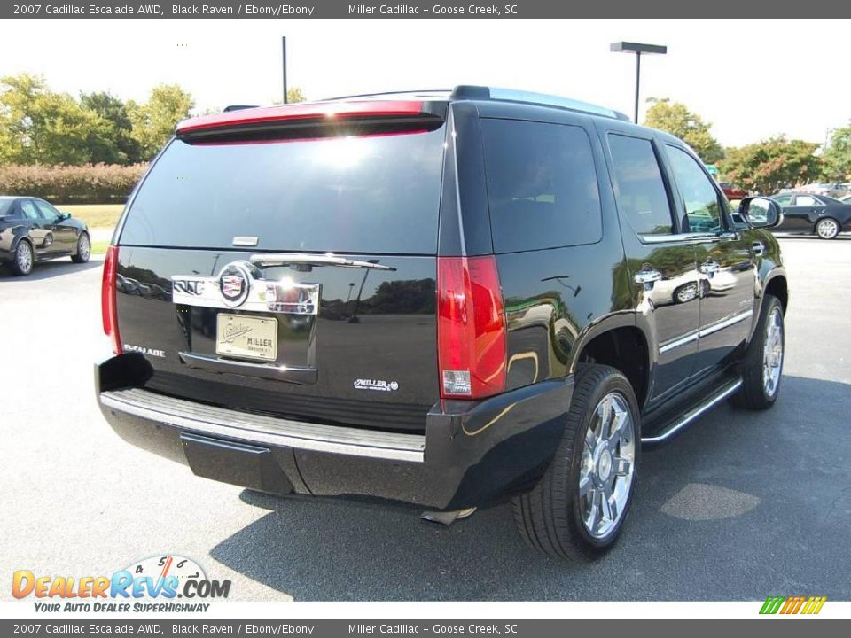 2007 Cadillac Escalade AWD Black Raven / Ebony/Ebony Photo #19
