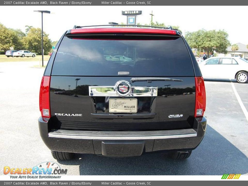 2007 Cadillac Escalade AWD Black Raven / Ebony/Ebony Photo #20