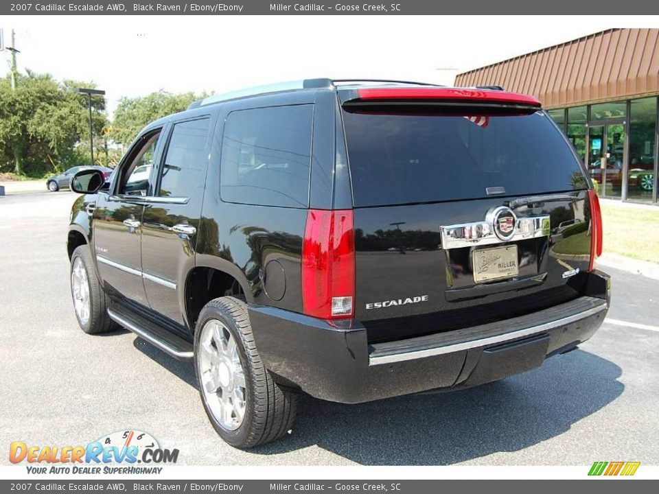 2007 Cadillac Escalade AWD Black Raven / Ebony/Ebony Photo #21