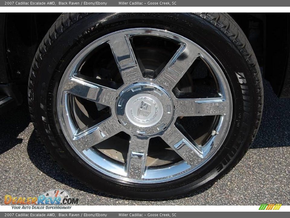 2007 Cadillac Escalade AWD Black Raven / Ebony/Ebony Photo #22