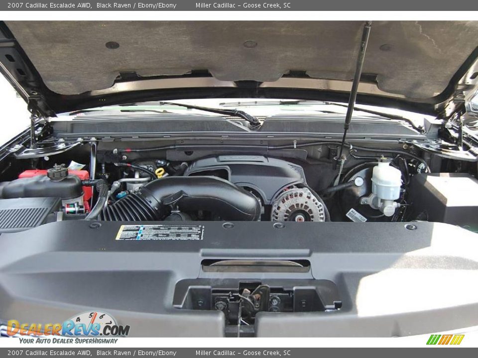 2007 Cadillac Escalade AWD Black Raven / Ebony/Ebony Photo #24