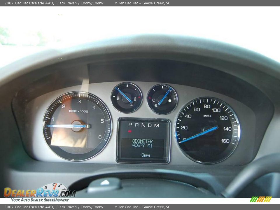 2007 Cadillac Escalade AWD Black Raven / Ebony/Ebony Photo #26