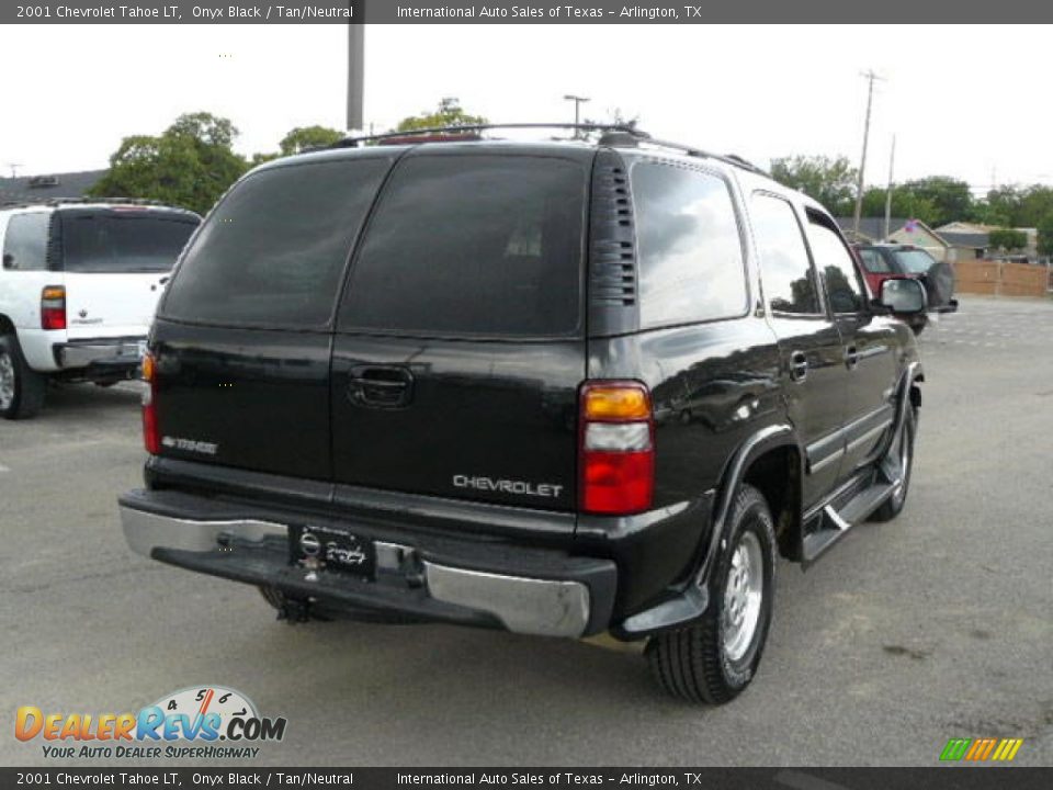 2001 Chevrolet Tahoe LT Onyx Black / Tan/Neutral Photo #2