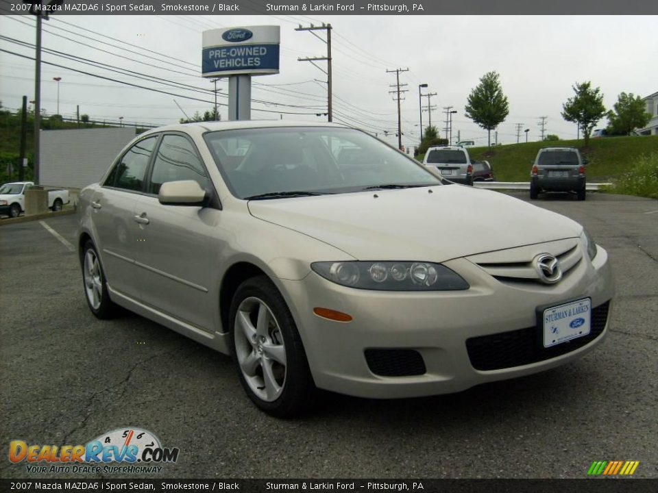 2007 Mazda MAZDA6 i Sport Sedan Smokestone / Black Photo #1