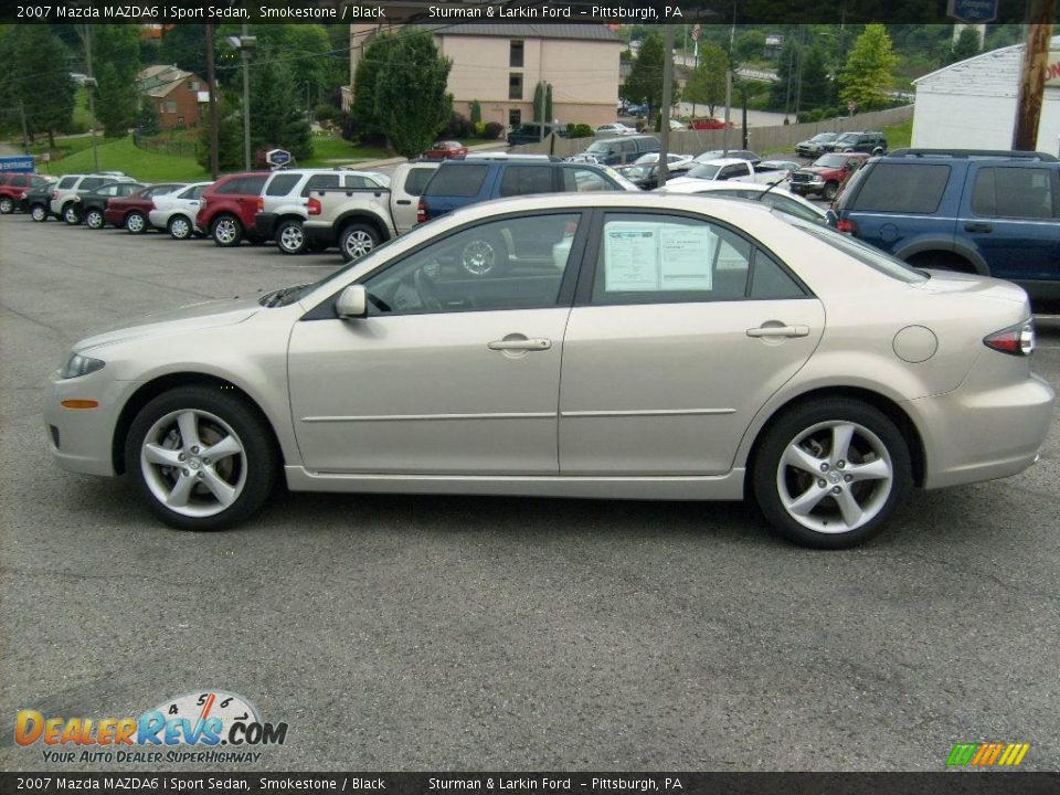 2007 Mazda MAZDA6 i Sport Sedan Smokestone / Black Photo #4