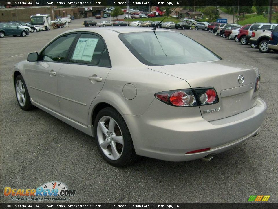2007 Mazda MAZDA6 i Sport Sedan Smokestone / Black Photo #5
