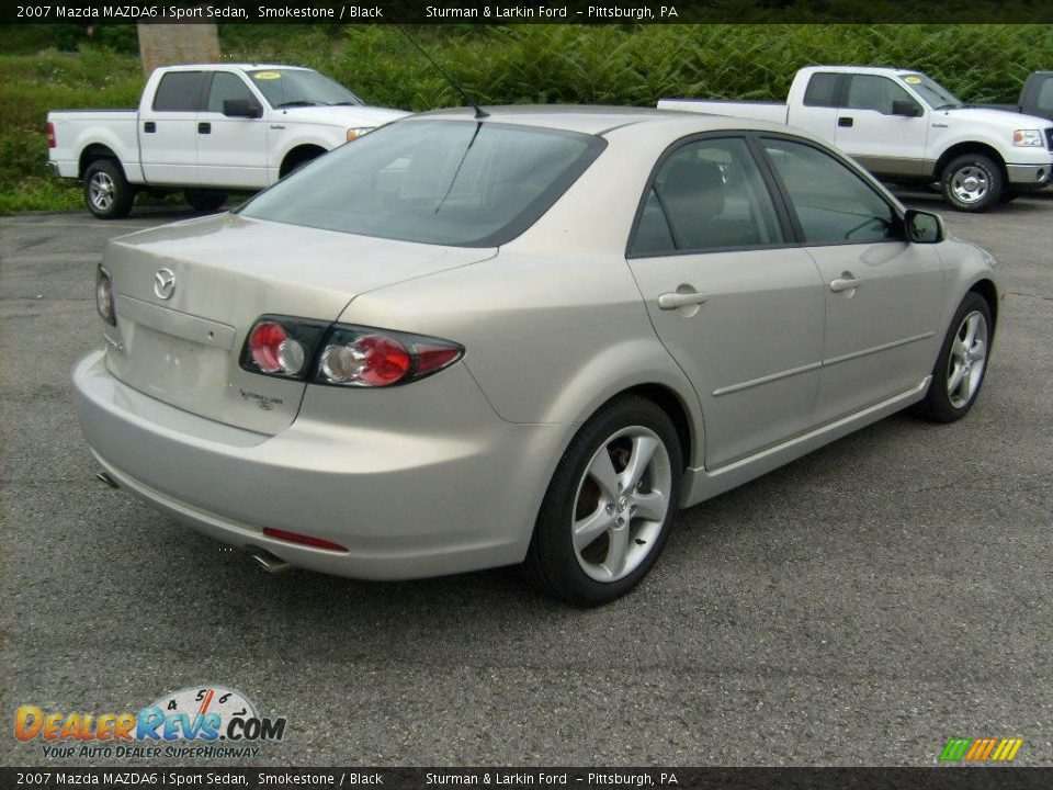 2007 Mazda MAZDA6 i Sport Sedan Smokestone / Black Photo #7