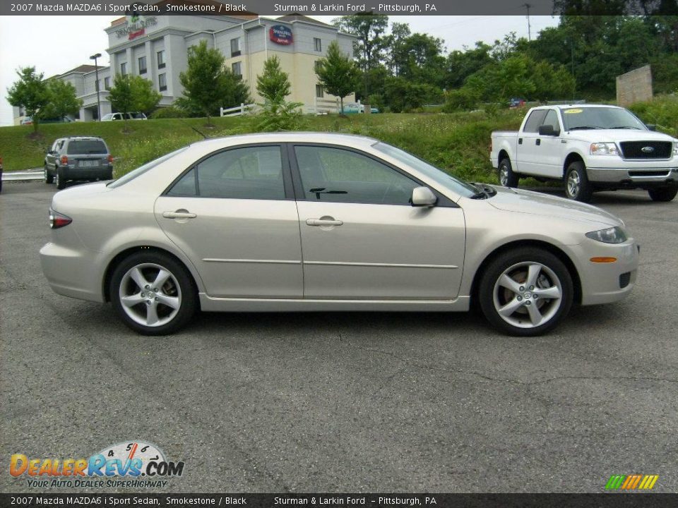 2007 Mazda MAZDA6 i Sport Sedan Smokestone / Black Photo #8