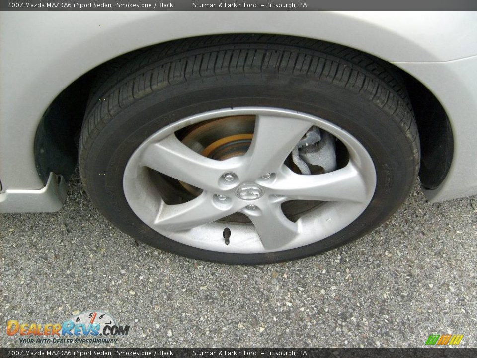 2007 Mazda MAZDA6 i Sport Sedan Smokestone / Black Photo #9