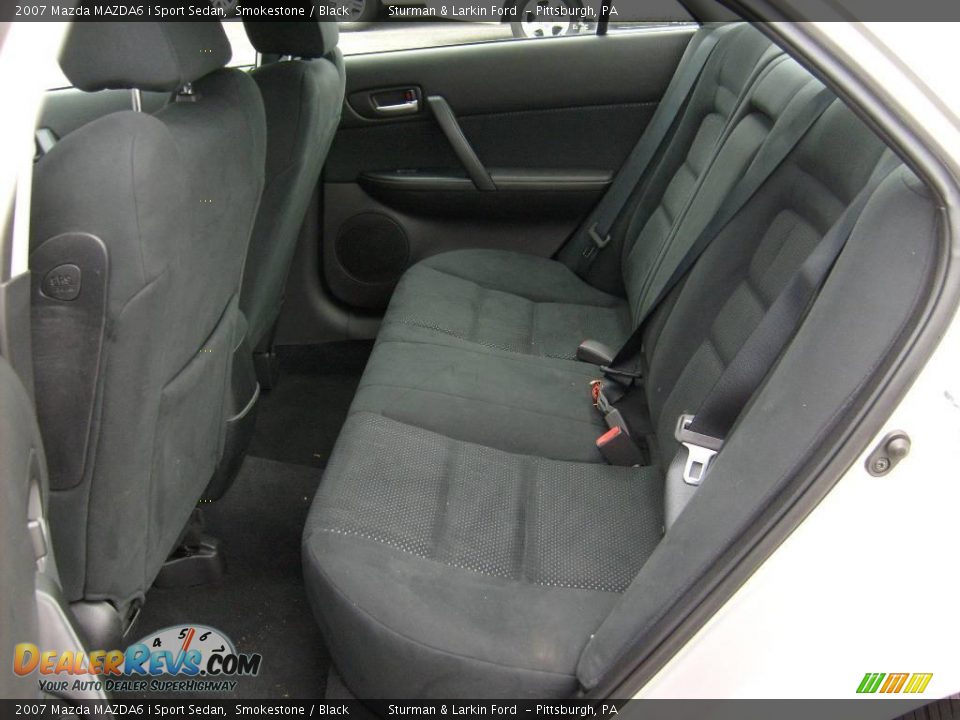 2007 Mazda MAZDA6 i Sport Sedan Smokestone / Black Photo #13