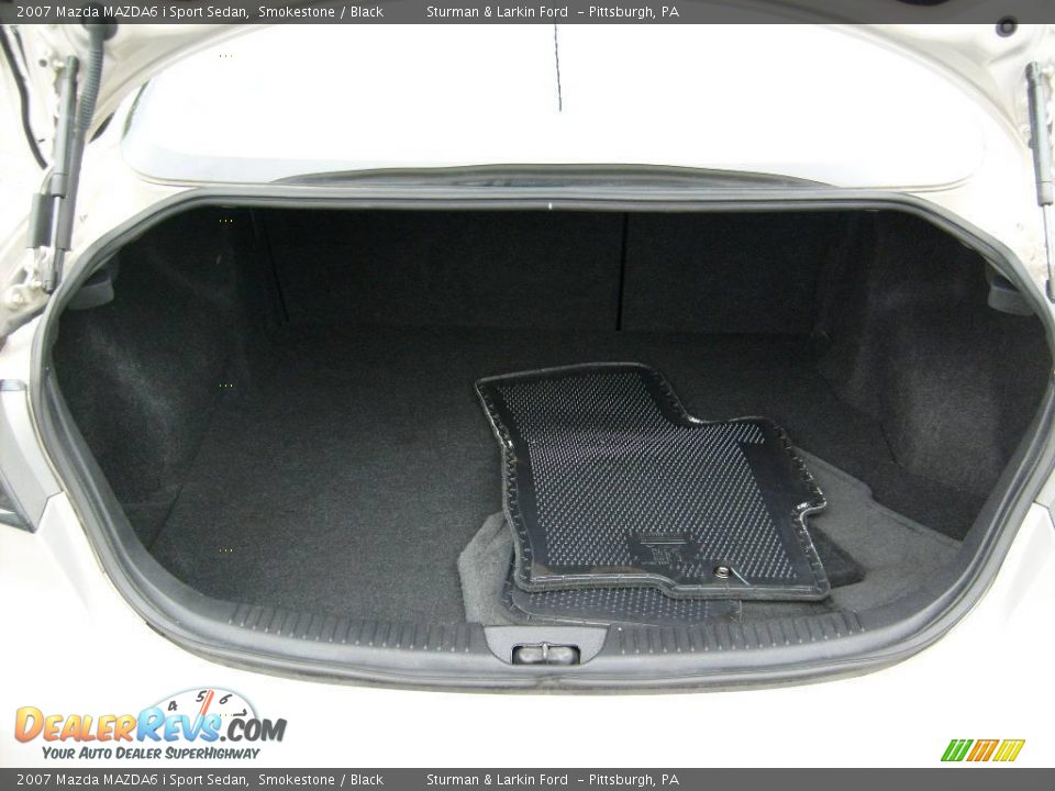 2007 Mazda MAZDA6 i Sport Sedan Smokestone / Black Photo #15