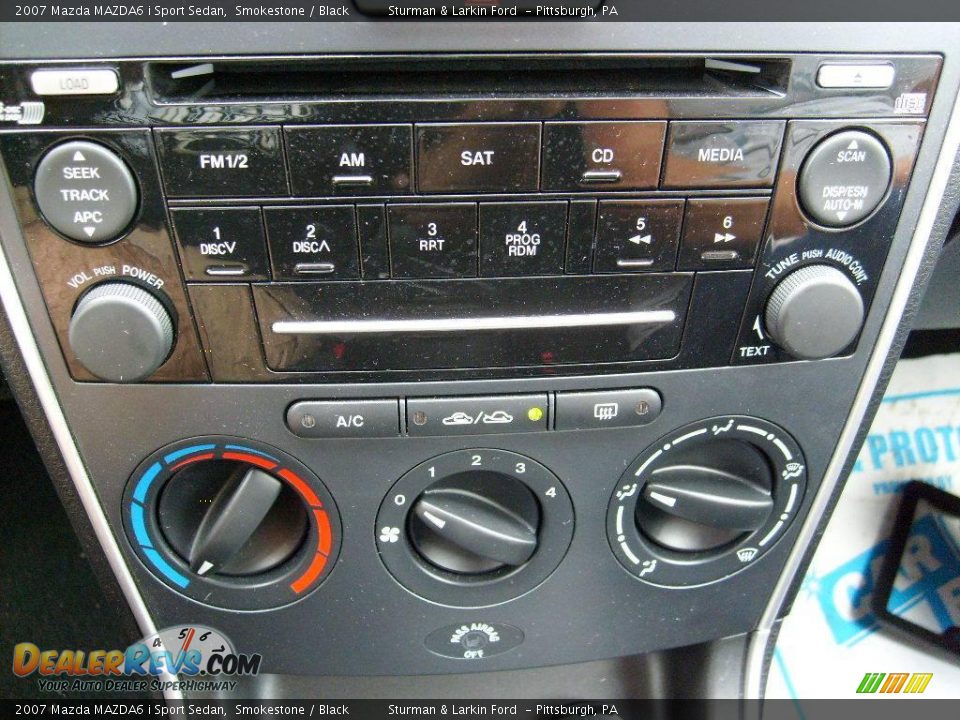 2007 Mazda MAZDA6 i Sport Sedan Smokestone / Black Photo #19