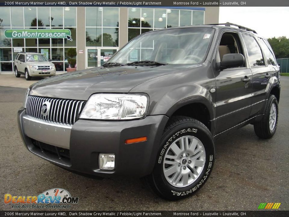 2006 Mercury Mariner Luxury 4WD Dark Shadow Grey Metallic / Pebble/Light Parchment Photo #1