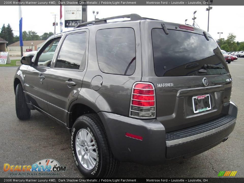 2006 Mercury Mariner Luxury 4WD Dark Shadow Grey Metallic / Pebble/Light Parchment Photo #3