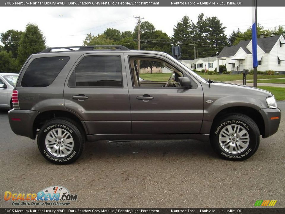 2006 Mercury Mariner Luxury 4WD Dark Shadow Grey Metallic / Pebble/Light Parchment Photo #6