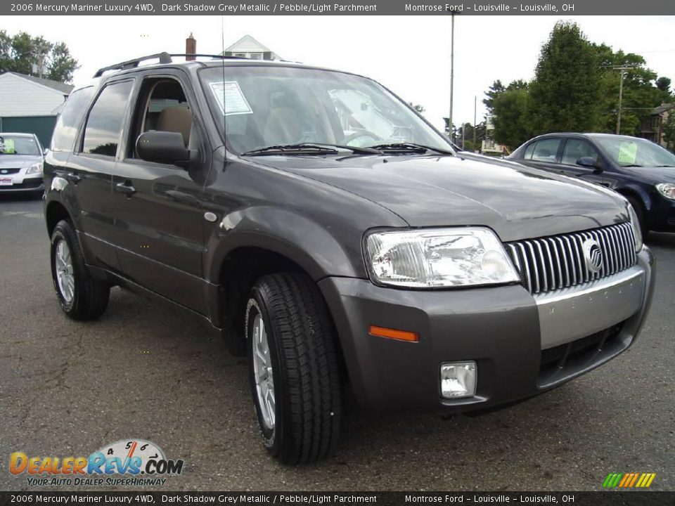 2006 Mercury Mariner Luxury 4WD Dark Shadow Grey Metallic / Pebble/Light Parchment Photo #7