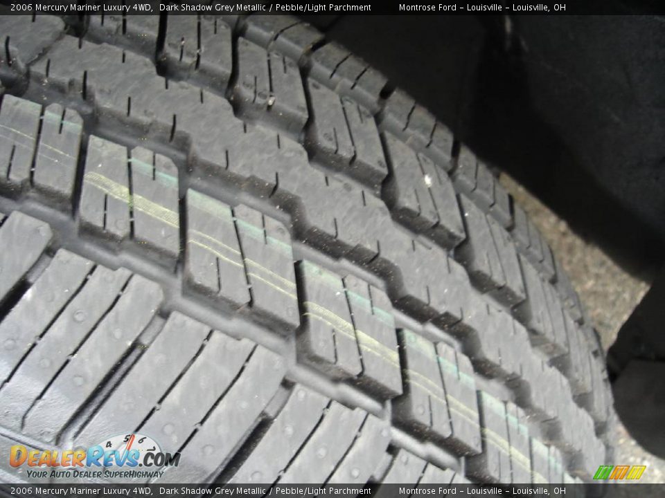 2006 Mercury Mariner Luxury 4WD Dark Shadow Grey Metallic / Pebble/Light Parchment Photo #10