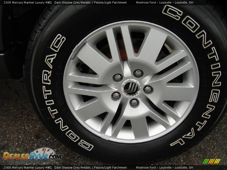 2006 Mercury Mariner Luxury 4WD Dark Shadow Grey Metallic / Pebble/Light Parchment Photo #11