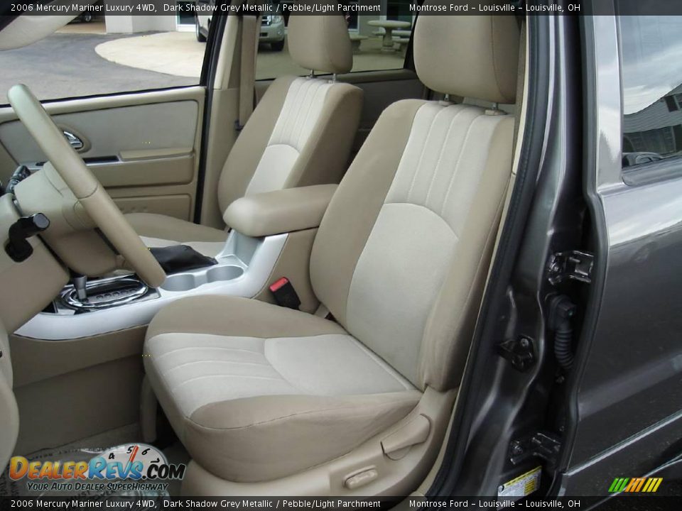 2006 Mercury Mariner Luxury 4WD Dark Shadow Grey Metallic / Pebble/Light Parchment Photo #13