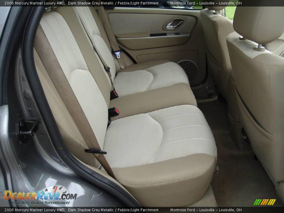 2006 Mercury Mariner Luxury 4WD Dark Shadow Grey Metallic / Pebble/Light Parchment Photo #15