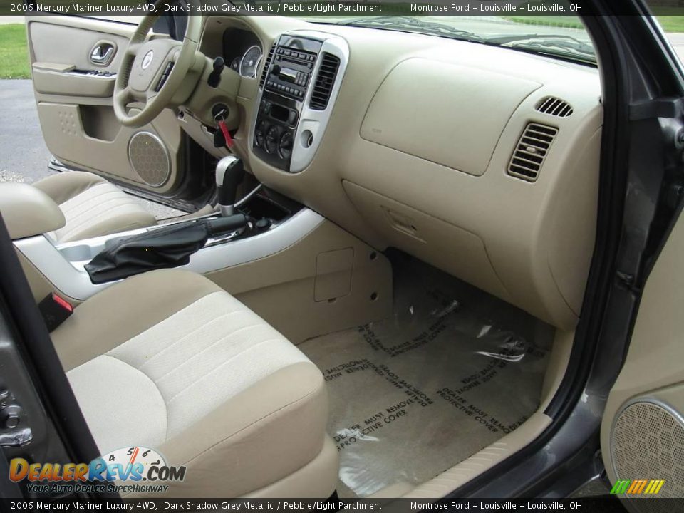 2006 Mercury Mariner Luxury 4WD Dark Shadow Grey Metallic / Pebble/Light Parchment Photo #21