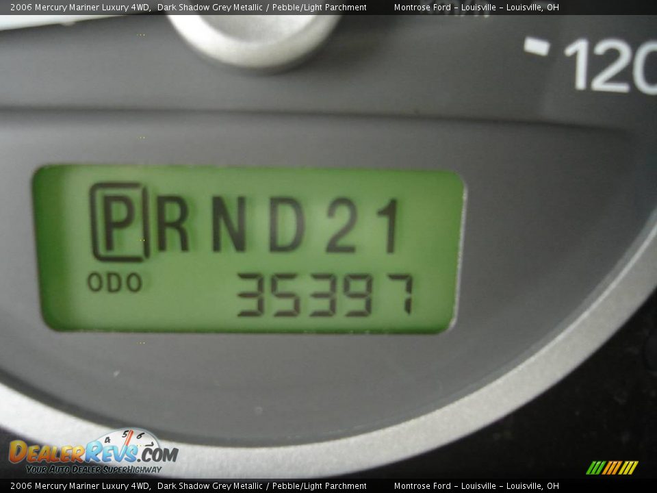 2006 Mercury Mariner Luxury 4WD Dark Shadow Grey Metallic / Pebble/Light Parchment Photo #25