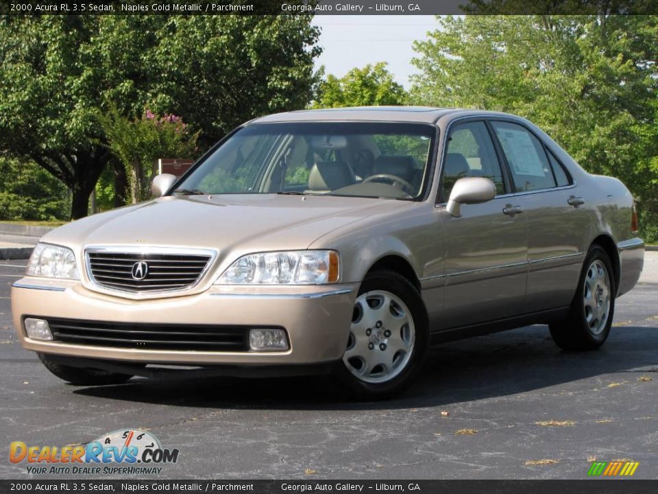2000 Acura RL 3.5 Sedan Naples Gold Metallic / Parchment Photo #2