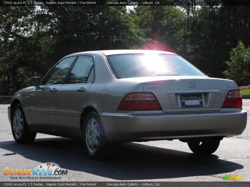 2000 Acura RL 3.5 Sedan Naples Gold Metallic / Parchment Photo #3