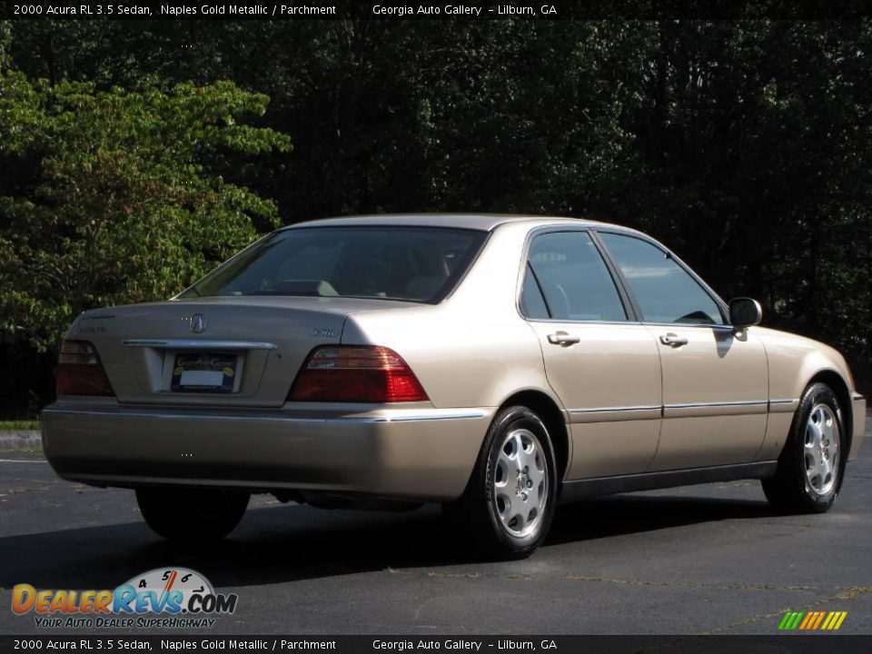 2000 Acura RL 3.5 Sedan Naples Gold Metallic / Parchment Photo #4