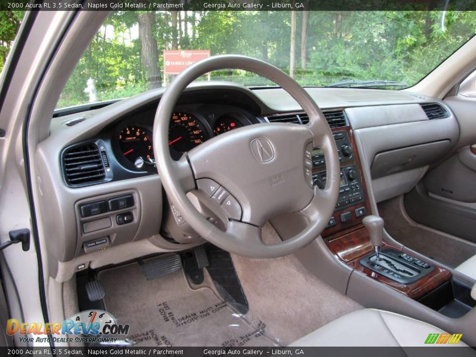 2000 Acura RL 3.5 Sedan Naples Gold Metallic / Parchment Photo #8