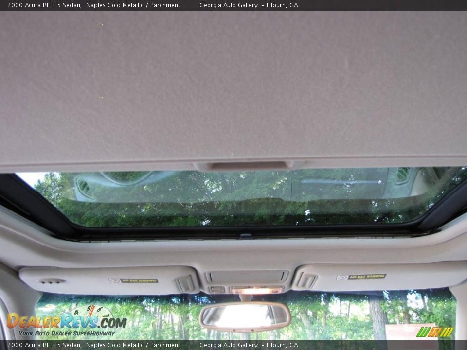 2000 Acura RL 3.5 Sedan Naples Gold Metallic / Parchment Photo #10