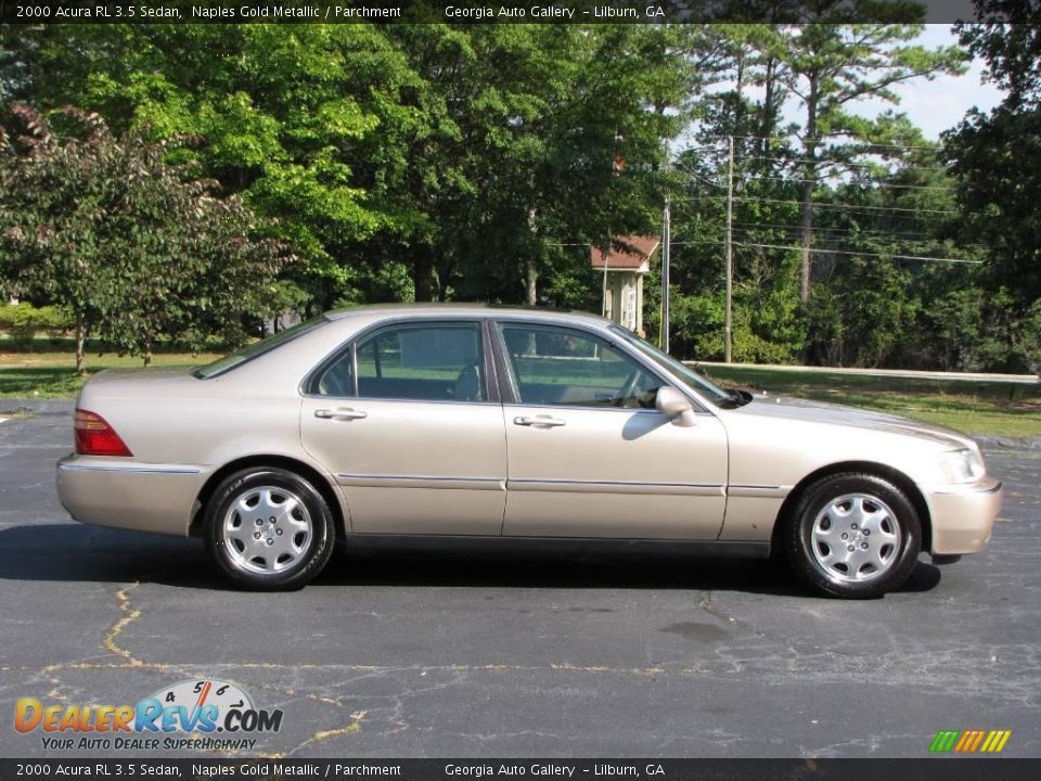 2000 Acura RL 3.5 Sedan Naples Gold Metallic / Parchment Photo #13