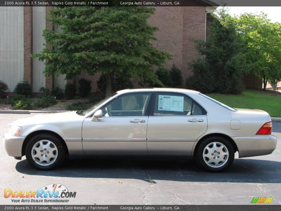 2000 Acura RL 3.5 Sedan Naples Gold Metallic / Parchment Photo #14