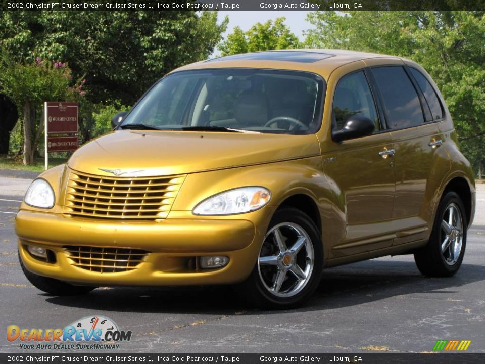 2002 Chrysler PT Cruiser Dream Cruiser Series 1 Inca Gold Pearlcoat / Taupe Photo #2